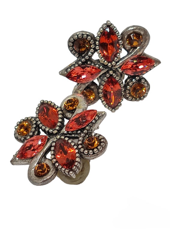 Boucles D'Oreilles De Créateur Signées Poggi Paris - Occasion - Bijou Vintage Ou Moderne