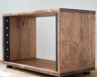 Handcrafted 6U Studio Cabinet | Solid Wood Audio Rack