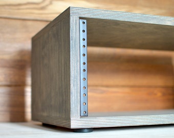 Studio Rack - 4U | Recording Studio | Audio Rack | Rackmount | Server Rack | 4U Rack | Zero-VOC Natural Finish