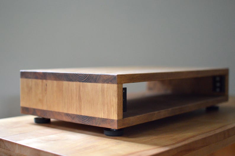 1U Studio Cabinet - Desktop Rack | Solid Wood | Recording Studio ...