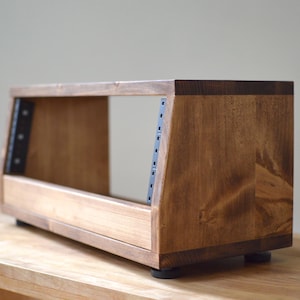 Armoire de studio 3U - inclinée | Studio d'enregistrement | Rack audio | Montage en rack 3U | Rack de serveur | Rack 3U | Finition zéro COV