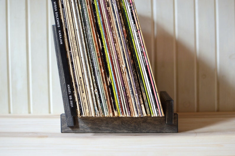 Vinyl LP Record Storage Display 12 Vinyl Album Storage Vinyl Record Holder image 3