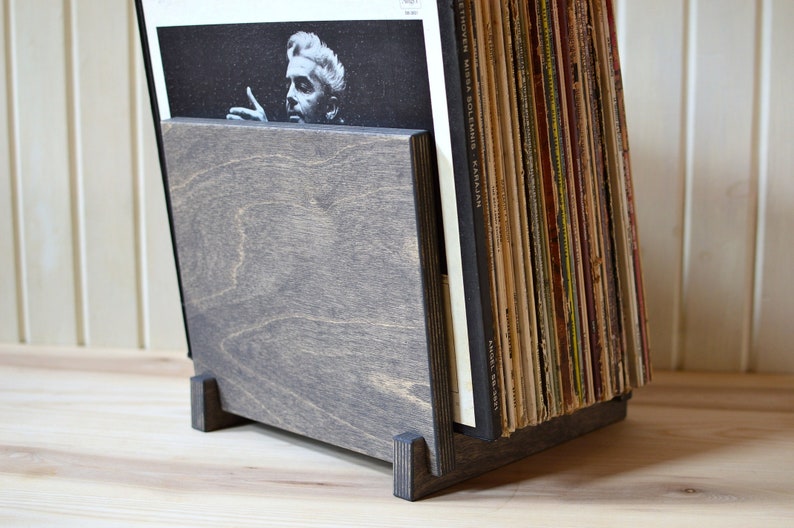 Vinyl LP Record Storage Display 12 Vinyl Album Storage Vinyl Record Holder image 4