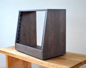 8U Studio Cabinet | Slanted 8U | Recording Studio | Audio Rack