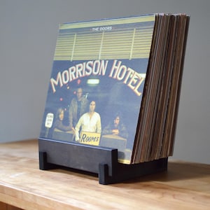 Solid Wood Vinyl Record Storage | Handcrafted Album Display