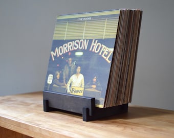 Solid Wood Vinyl Record Storage | Handcrafted Album Display