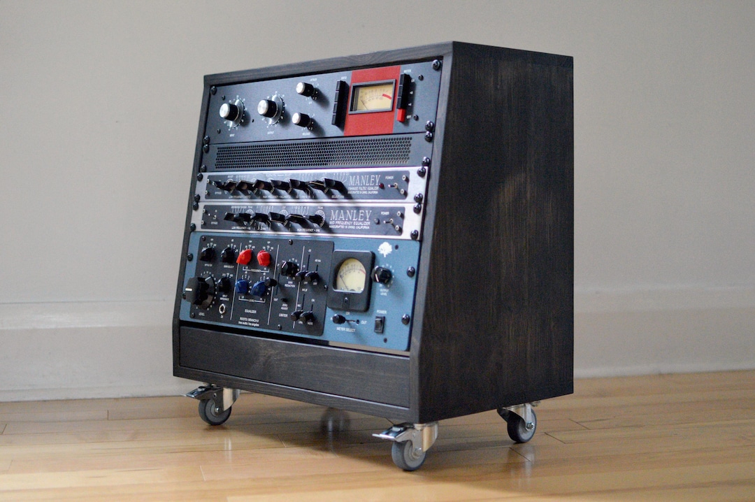 8U Studio Cabinet + Caster Wheels | Recording Studio | Audio Rack ...