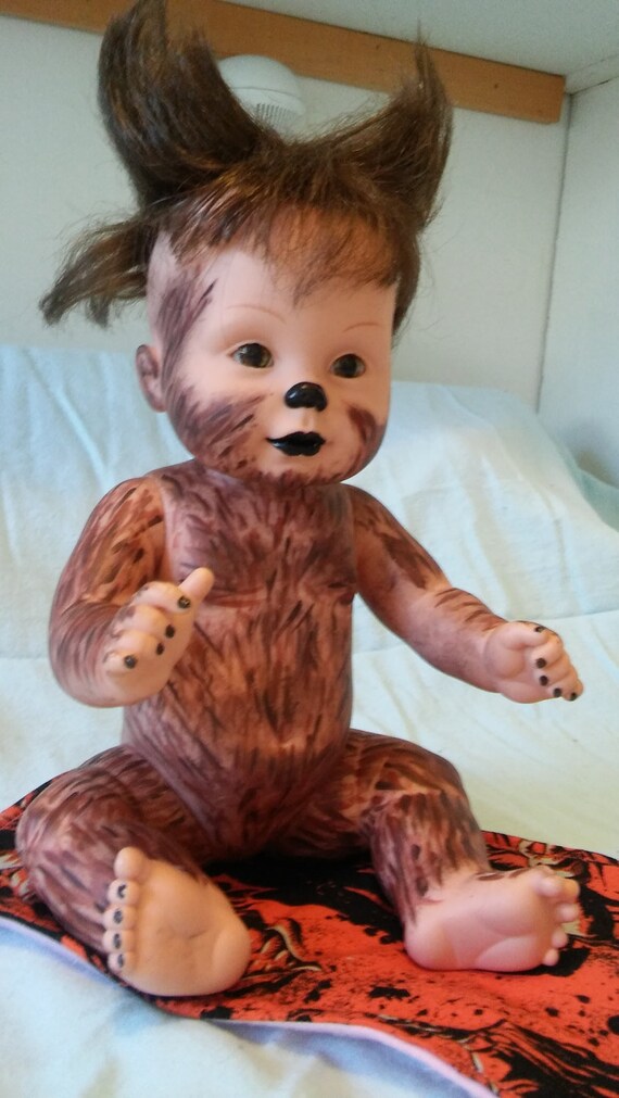 wolf baby doll