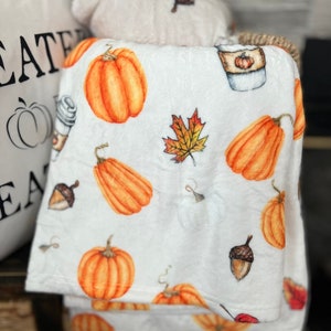 pumpkin spice blanket