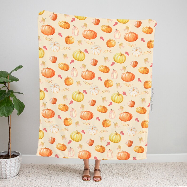 Fall Throw Blanketautumn Throw Blanketthanksgiving Etsy