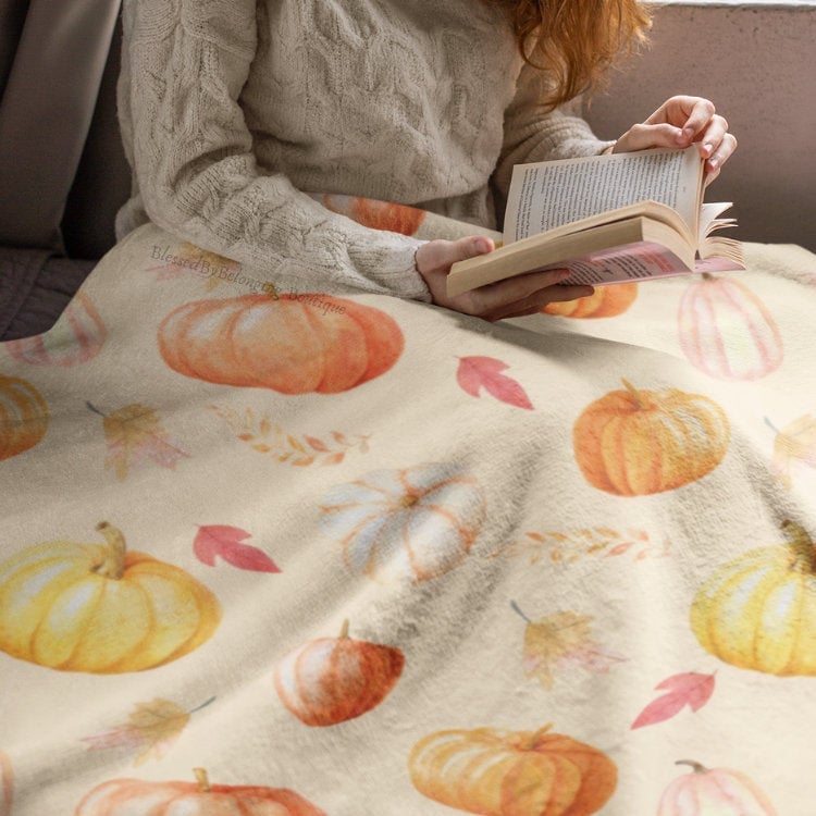 Fall Throw Blanketautumn Throw Blanketthanksgiving Etsy