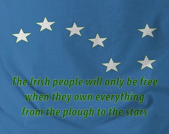 Original Starry Plough /& Blue Starry Plough 2 Patch Set Easter Rising 1916 Eire