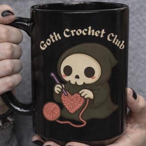 The Grim Coffee Cup - Etsy