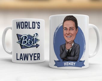 Personalized Gift for Lawyer, Lawyer Gift Idea, Lawyer Retirement Gift, Lawyer Mug Funny, Lawyer Thank you Gift, Retirement Gift for Lawyer