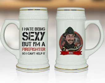 Custom Firefighter Gift Ideas, Gift For Firefighter, Personalized Firefighter Gift, Firefighter Gift For Him, Firefighter Mug, Fireman Gift