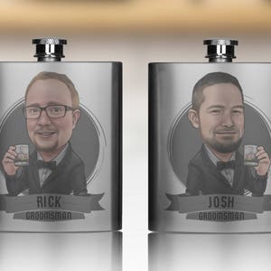 Groomsmen on the Rocks, The Most Unique Groomsmen Flask in the Solar System image 7