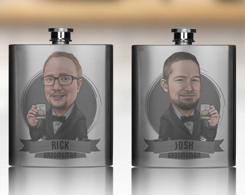 Groomsmen on the Rocks, The Most Unique Groomsmen Flask in the Solar System image 7