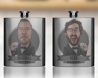 Groomsmen on the Rocks, The Most Unique Groomsmen Flask in the Solar System