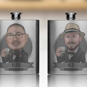 Groomsmen on the Rocks, The Most Unique Groomsmen Flask in the Solar System image 4