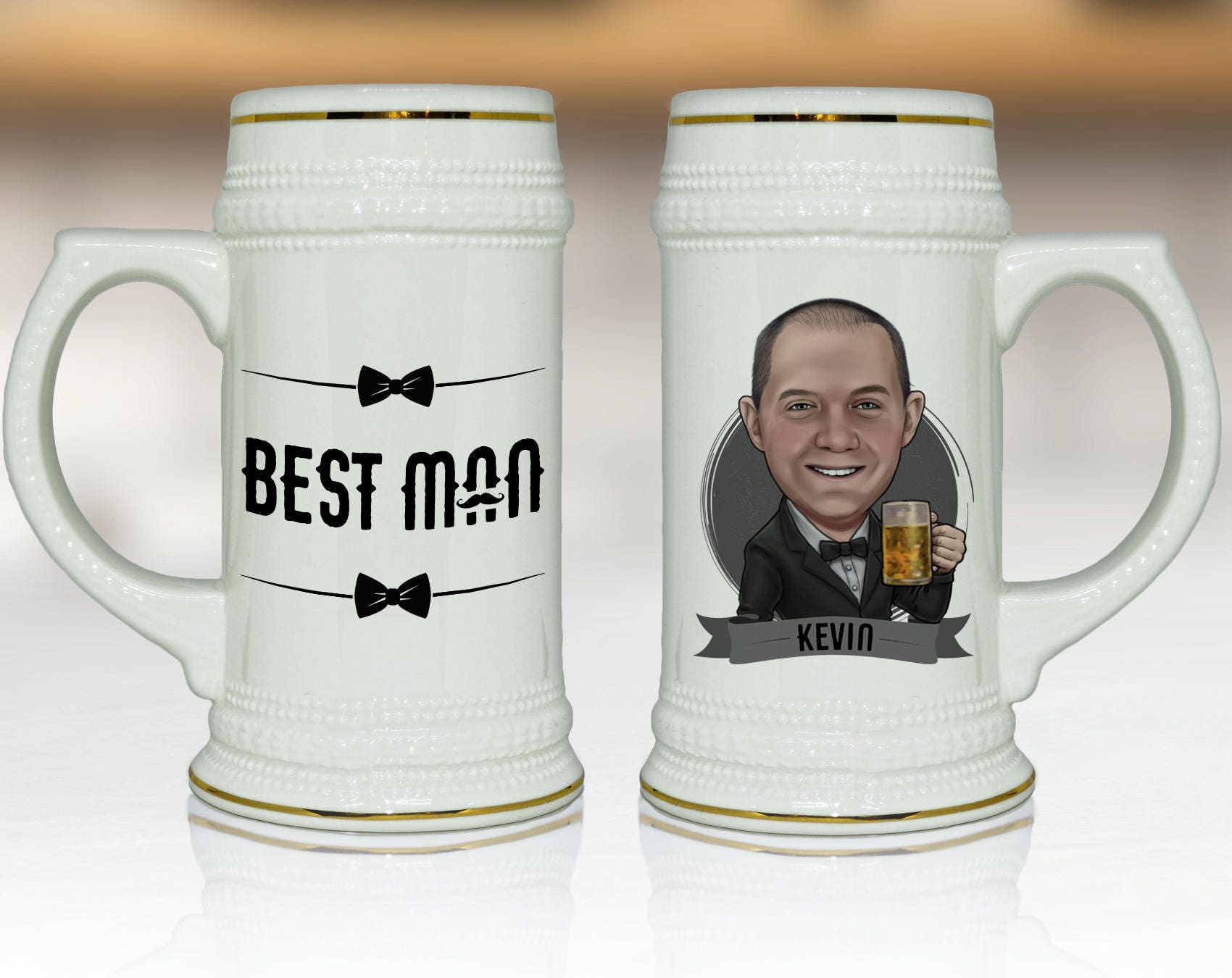 personalized beer steins for groomsmen