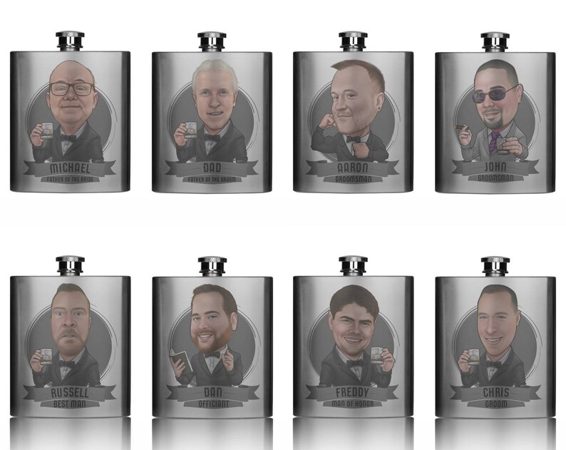 Groomsmen Gift, Groomsmen Flasks, Groomsmen Gifts, Personalized Groomsmen Flasks, Custom Flasks, Flask For Groomsmen, Groomsman Gift image 4