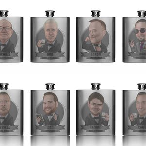 Groomsmen on the Rocks, The Most Unique Groomsmen Flask in the Solar System image 2