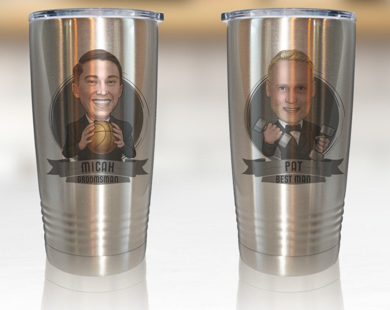 Groomsmen Travel Mug Similar to Yeti Rambler Personalized Etsy