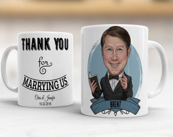 Officiant Gift, Officiant Gift Idea, Gift for Wedding Officiant, Pastor Gift Ideas, Ordained Minister, Thank you Gift Ideas