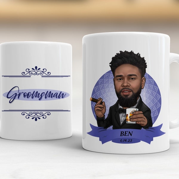 Groomsmen Gift, Best Man gift, Wedding gift ideas, Groomsmen mug, Personalized mug, Custom mug, coffee mug, Be my Groomsman, Be my Best Man