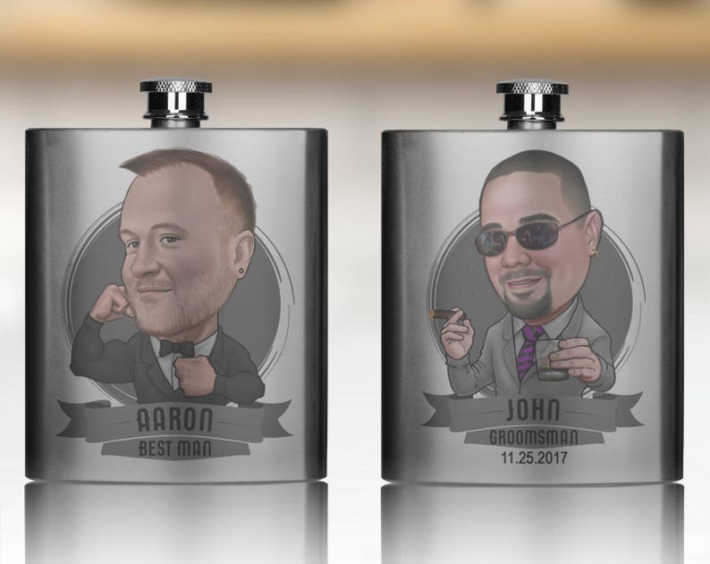Groomsmen on the Rocks, The Most Unique Groomsmen Flask in the Solar System image 5