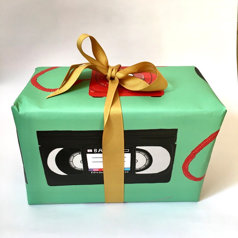 Retro Wrapping Paper Birthday Wrapping Paper Gift Wrap Etsy