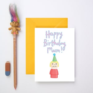 Mum Birthday Card | Happy Birthday Mum | Card for Mum's Birthday | Cute Birthday Card for Mum