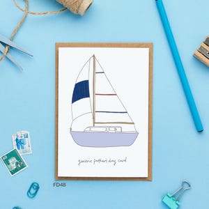 Carte drôle de fête des pères | Carte générique pour papa qui aime les bateaux | Humour de yacht de <br> Profitez-en ! Voeux nautique pour la fête des pères