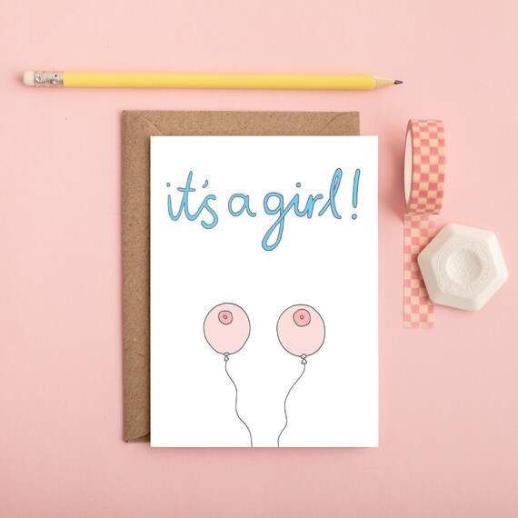 It's a Girl New Baby Card Pregnancy Card Newborn Baby - Etsy It's a Girl New Baby Card Pregnancy Card Newborn Baby - Etsy