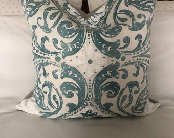 Blue toile bedding | Etsy Toile Pillow Cover Deluxe French
