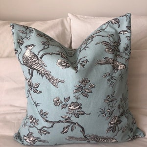 French vintage cushion covers, duck egg blue pillows, french country pillow covers, farmhouse cushions