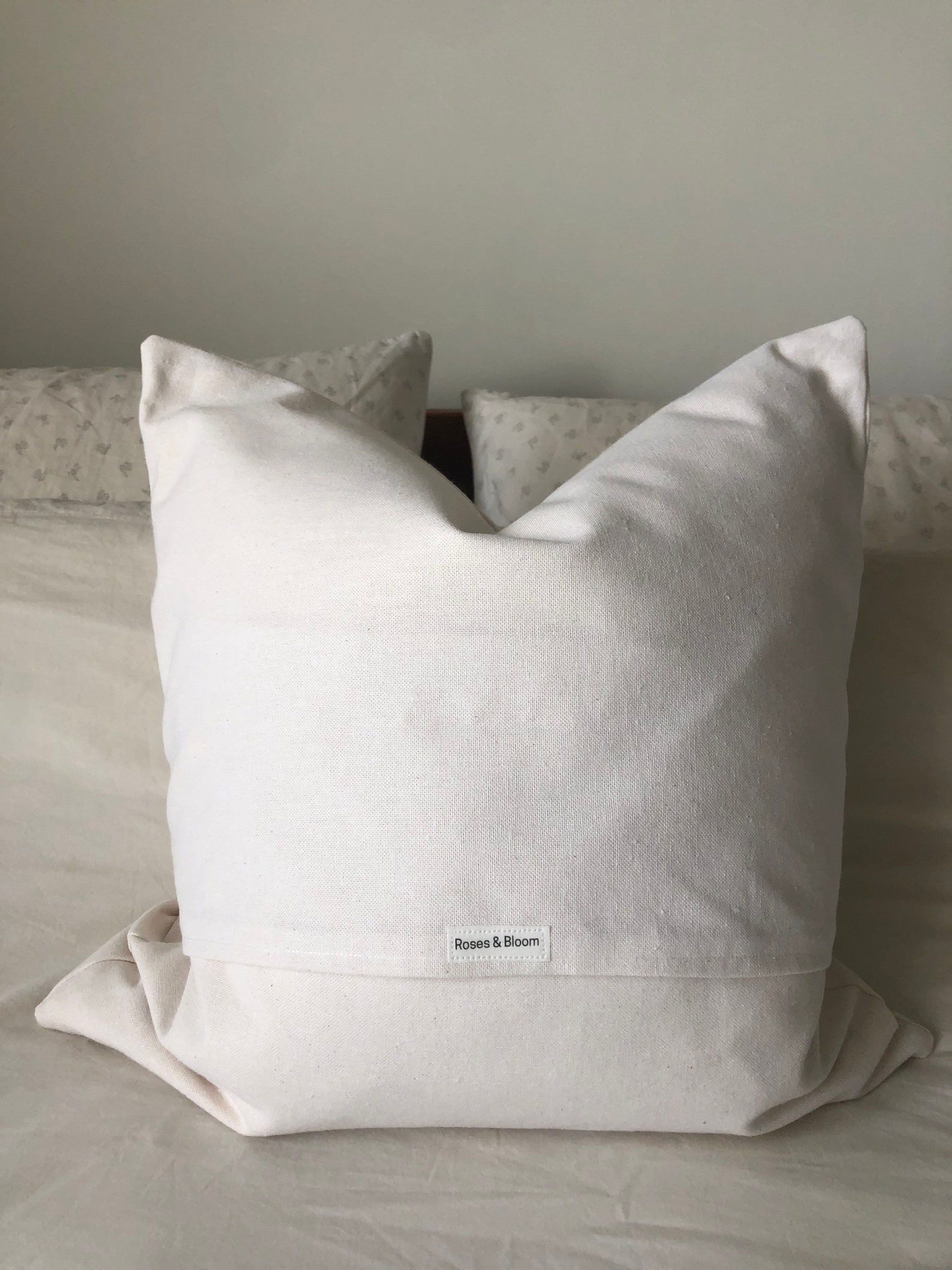 Minimal Pillow Cover White Cotton Pillow Cover Nordic Home Etsy UK