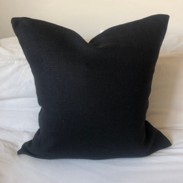 Black Cushion Cover Etsy UK