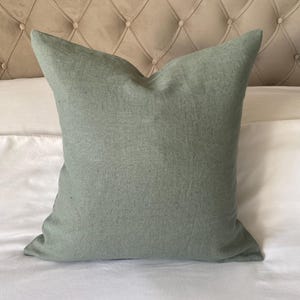 Muted Green Pillow Etsy