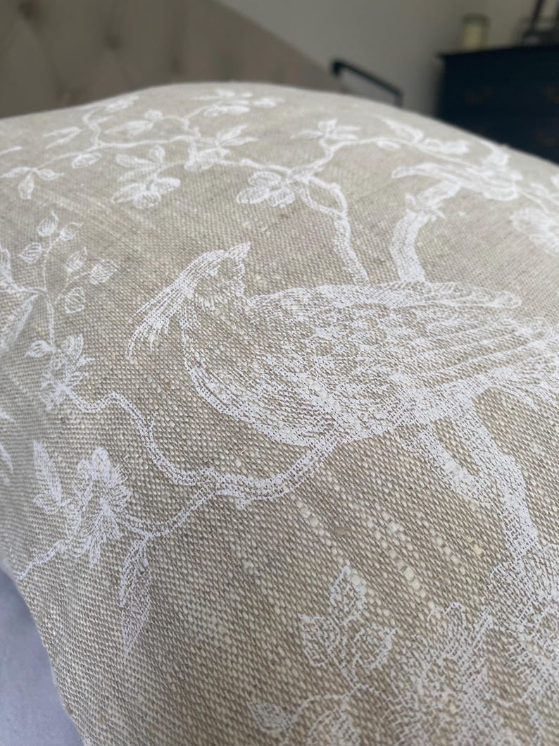 RosesandBloom Linen Pillow Cover - Thumbnail 5