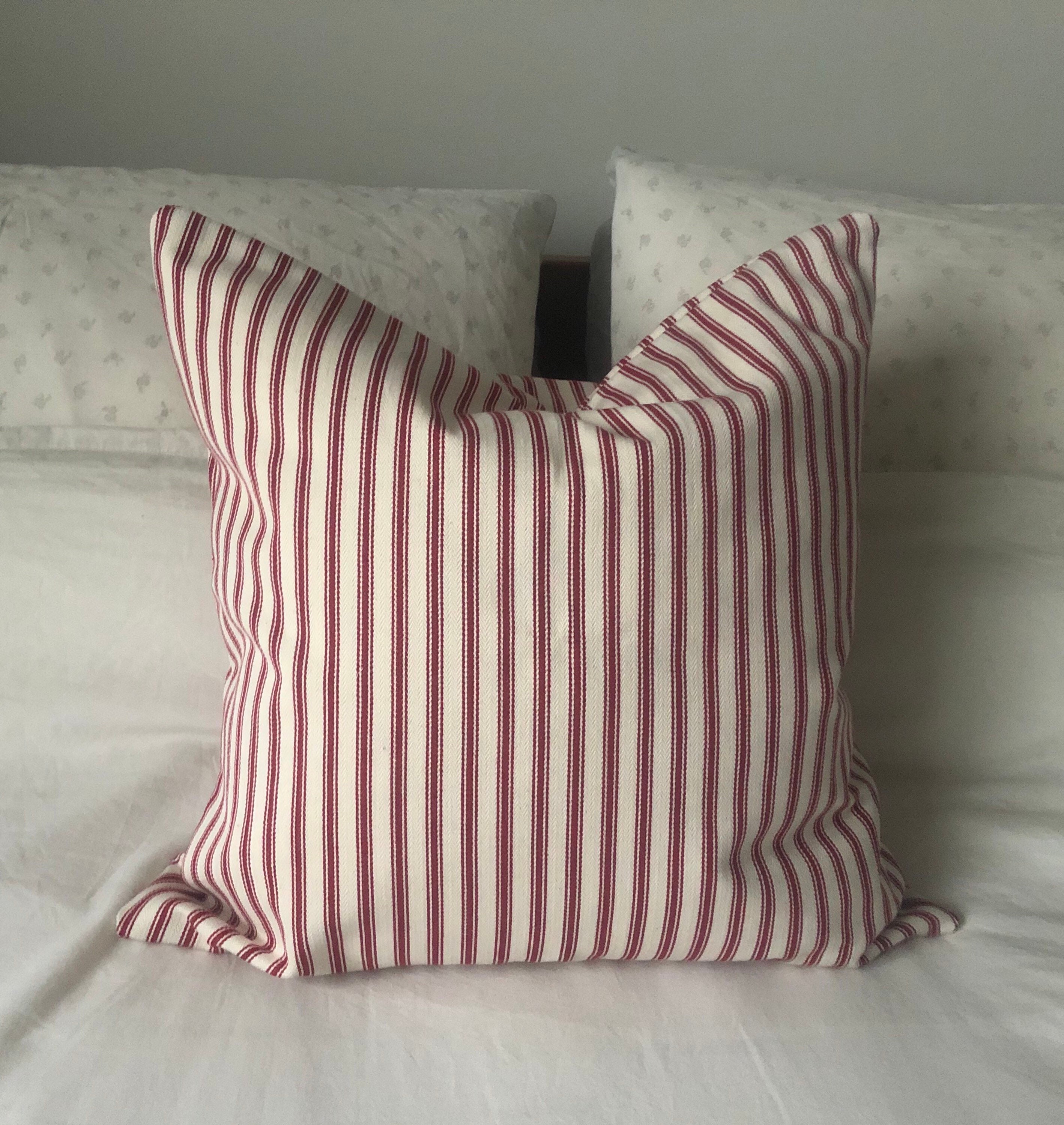 large striped cushions