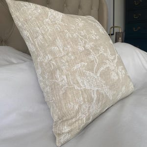French linen pillow cover, neutral cushions, vintage home decor, farmhouse scatter cushions
