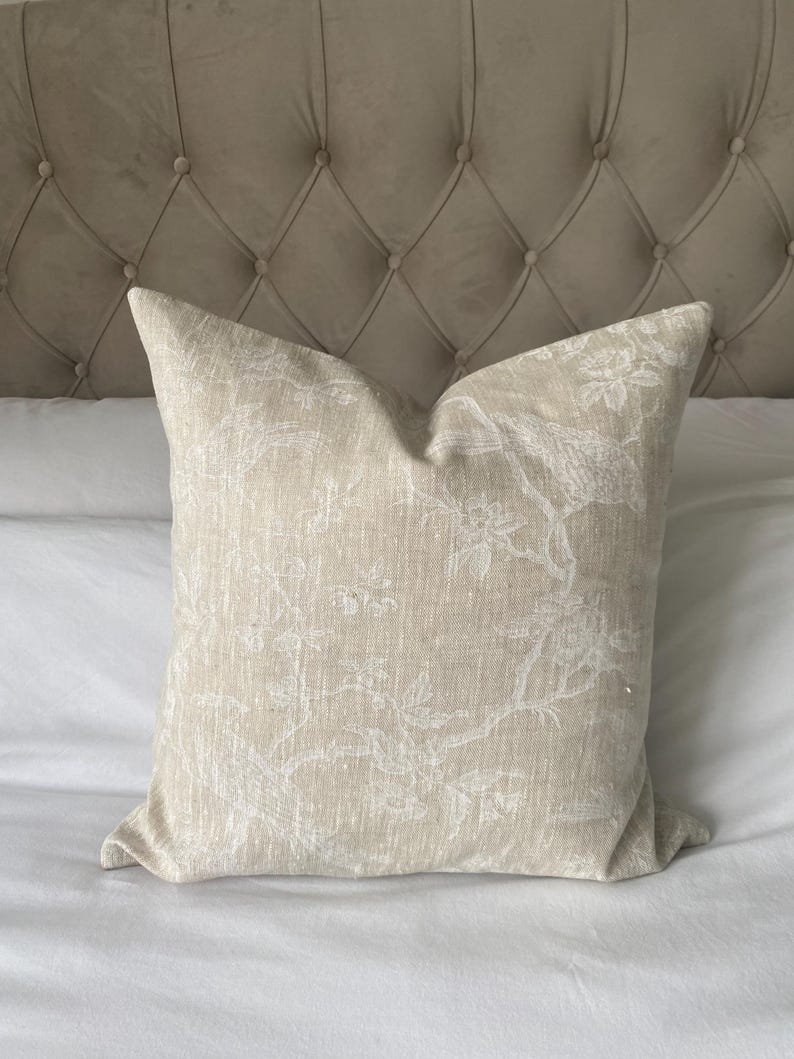 RosesandBloom Linen Pillow Cover - Thumbnail 4