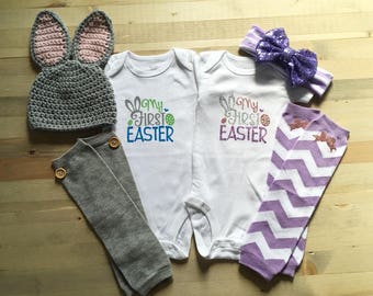 twins easter outfits
