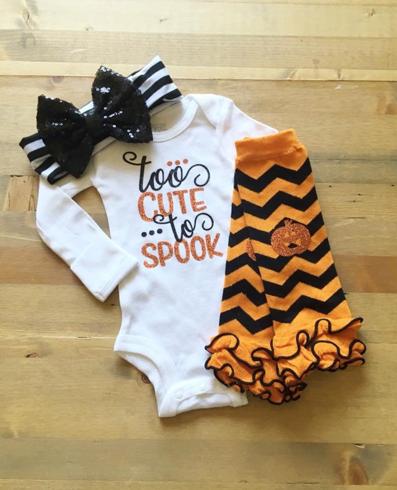 1st Halloween Outfit Newborn Girl Halloween Baby Girl First Etsy