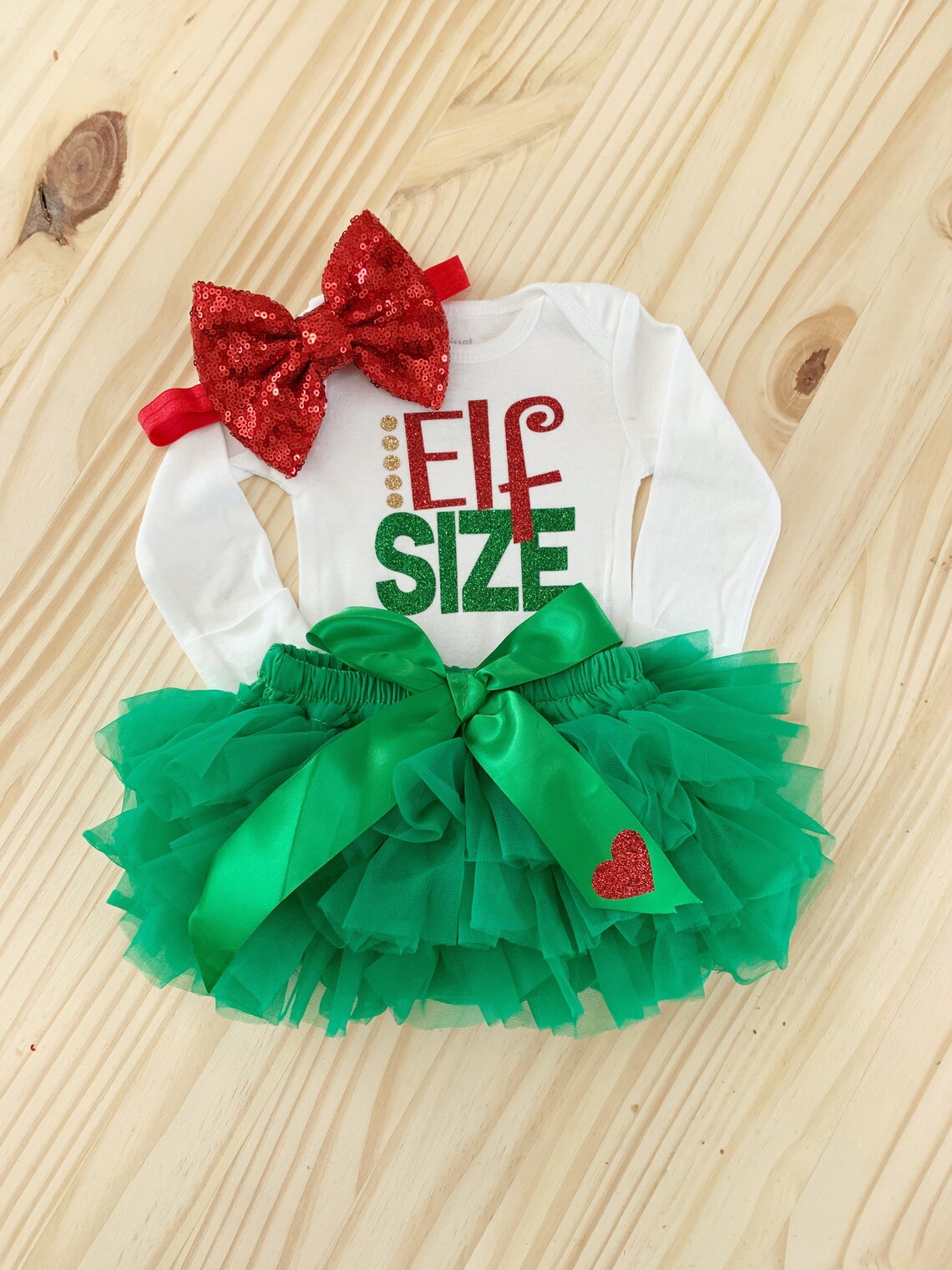 1st Christmas Outfit for Girls Toddler Elf Costume Girls Etsy