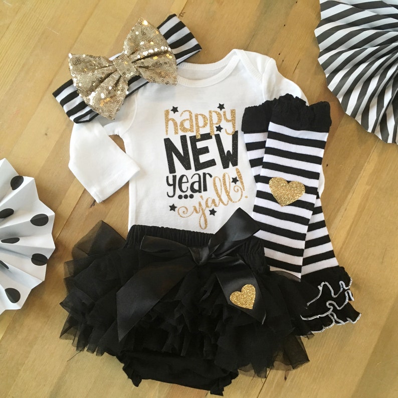 Girls New Years Eve Outfit 1st NYE Outfit for Girls Baby Etsy