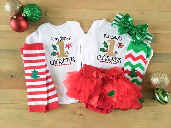 Personalized first discount christmas outfit