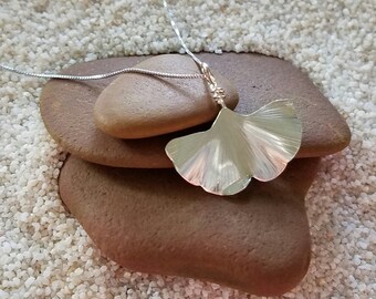 Original Ginkgo Leaf Necklace