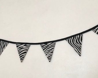 Zebra Print Bunting